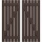 Ekena Millwork Americraft 6-Board (2 Batten) Wood Spaced Board-n-Batten Shutters w/ Z-Bar, ARW102SB623X77TBH, PR ARW102SB623X77TBH - alternate 1
